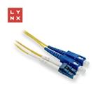 LYNX duplexní patch kabel SM, OS2, LC/SC, 9/125µm, 3m LX-DPX-LC/SC-OS2-3