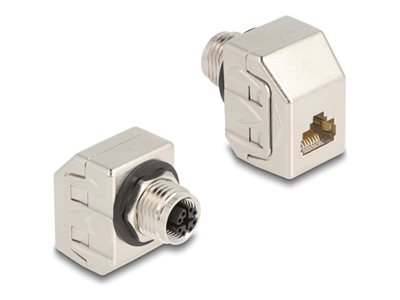 M12 Adapter X-coded 8 pin female to RJ45, M12 Adapter X-coded 8 pin female to RJ45 60685
