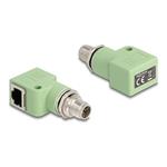 M12 Adapter X-coded 8 pin male to RJ45 j, M12 Adapter X-coded 8 pin male to RJ45 j 60683