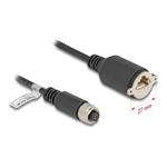 M12 Cable A-coded 8 pin female to RJ45 j, M12 Cable A-coded 8 pin female to RJ45 j 80440