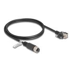 M12 Cable A-coded 8 pin female to RJ45 p, M12 Cable A-coded 8 pin female to RJ45 p 80423