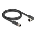 M12 Cable L-coded 4 pin male straight to, M12 Cable L-coded 4 pin male straight to 80523