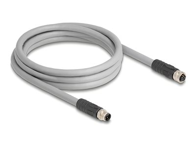 M12 Cable L-coded 5 pin male to female P, M12 Cable L-coded 5 pin male to female P 80539