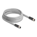 M12 Cable L-coded 5 pin male to female P, M12 Cable L-coded 5 pin male to female P 80540