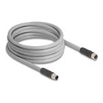 M12 Cable L-coded 5 pin male to female P, M12 Cable L-coded 5 pin male to female P 80541