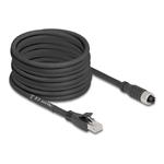M12 Cable X-coded 8 pin female to RJ45 p, M12 Cable X-coded 8 pin female to RJ45 p 80595