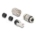 M12 female 8 pin X-coded field assembly, M12 female 8 pin X-coded field assembly 86056