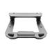 Macally stojan Laptop Riser with 4-Port USB 3.0 and RGB Lighting - Silver Aluminium MHUBSTAND