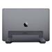 Macally stojan Vertical laptop stand - Space Gray Aluminium VCSTAND