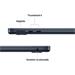 MacBook Air 13" Apple M4 10C CPU 10C GPU 16GB 512GB Polnočný SK MW133SL/A