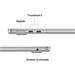 MacBook Air 13" Apple M4 10C CPU 10C GPU 16GB 512GB Silver SK MW0X3SL/A