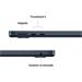 MacBook Air 13" Apple M5 10C CPU 8C GPU 16GB 512GB Polnočný SK MDHE4SL/A