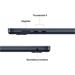MacBook Air 15" Apple M4 10C CPU 10C GPU 16GB 256GB Midnight SK MW1L3SL/A