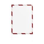 Magnetický rámeček Magnetofix A4 bezpečnostní červeno-bílý (5ks) MAGIMAGWIN4SRBL