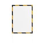 Magnetický rámeček Magnetofix A4 bezpečnostní žluto-černá (5ks) MAGIMAGWIN4SJN