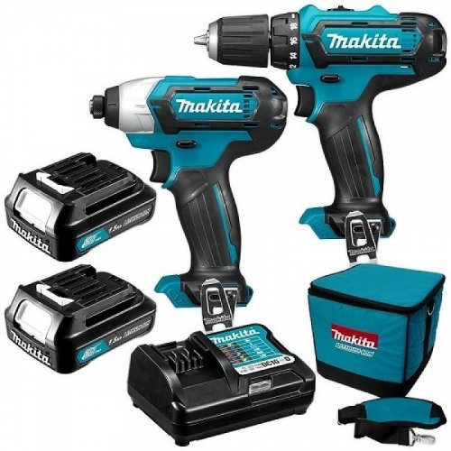 MAKITA Aku sada HP331DZ+TD110DZ+2xaku 2 0088381802703