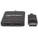 Manhattan 2-port AV DisplayPort splitter 1x2 s MST hub 4K@30Hz 207768