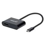 MANHATTAN Adapter USB-C na HDMI, 4K@60Hz, černá 153416