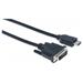 MANHATTAN HDMI Male to DVI-D 24+1 Male, Dual Link, Black, 5m 372527