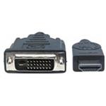 MANHATTAN HDMI Male to DVI-D 24+1 Male, Dual Link, Black, 5m 372527