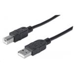 Manhattan Hi-Speed USB 2.0 Kábel A-B M/M 1m, čierny