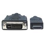 MANHATTAN kabel HDMI Male to DVI-D 24+1 Male, Dual Link, Black, 3m 372510