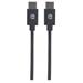 MANHATTAN kabel Hi-Speed USB-C, Type-C Male to Type-C Male, 2m, černý 354875