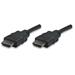 MANHATTAN kabel High Speed HDMI 3D, Male to Male, stíněný, černý, 10m 322539