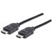 MANHATTAN kabel High Speed HDMI 4K, 3D, Male to Male, stíněný, černý, 3m 306126