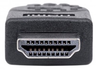 MANHATTAN kabel High Speed HDMI 4K, 3D, Male to Male, stíněný, černý, 3m 306126