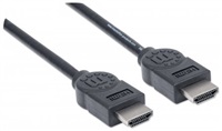 MANHATTAN kabel High Speed HDMI 4K, 3D, Male to Male, stíněný, černý, 5m 306133