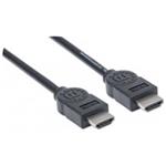 MANHATTAN kabel High Speed HDMI 4K, 3D, Male to Male, stíněný, černý, 5m 306133