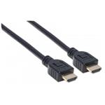 MANHATTAN kabel In-wall CL3 High Speed HDMI s Ethernetem, HEC, ARC, 3D, 4K, stíněný, 8m, Black 353960