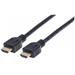 Manhattan kábel pre monitory HDMI/HDMI V2.0 M/M Ethernet 1m čierny 353922
