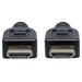 Manhattan kábel pre monitory HDMI/HDMI V2.0 M/M Ethernet 1m čierny 353922