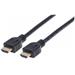 Manhattan kábel pre monitory HDMI/HDMI V2.0 M/M Ethernet 1m čierny