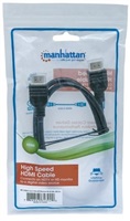 Manhattan kábel pre monitory HDMI/HDMI V2.0 M/M Ethernet 1m čierny