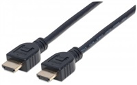 Manhattan kábel pre monitory HDMI/HDMI V2.0 M/M Ethernet 2m čierny 353939