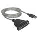 MANHATTAN Kabel / převodník USB - paralelní port 1,8m (USB AM / DB25F, IEEE1284) 336581