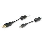 Manhattan kábel, USB 2.0 A/Mini-B(4pin), 1.8m, čierny, retail