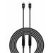 MANHATTAN Kabel USB-C Male to Male, USB 3.2 Gen 2 Type-C Active Device Cable, 3m, pozlacené koncovky, černá 355964
