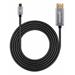 Manhattan kabel USB-C na DisplayPort 1.4, USB-C Male na DisplayPort Male, 3m, černá 354851