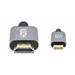 Manhattan kabel USB-C na HDMI, USB-C Male na HDMI Male, 2m, černá 153607