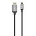 Manhattan kabel USB-C na HDMI, USB-C Male na HDMI Male, 2m, černá 153607