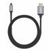 Manhattan kabel USB-C na HDMI, USB-C Male na HDMI Male, 2m, černá 153607