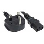 Manhattan nabíjecí kabel, Power Cord UK 3-pin, C13 to BS 1363 (UK plug), 1.8m, černá 382786