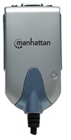 MANHATTAN převodník z USB 2.0 na SVGA (Supports up to 6 additional displays, Silver/Blue) 179225