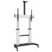 MANHATTAN stojan TV (60" to 100"), Low-Profile TV Wall Mount, hliníková konstrukce, černo-stříbrná 461672
