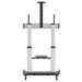 MANHATTAN stojan TV (60" to 100"), Low-Profile TV Wall Mount, hliníková konstrukce, černo-stříbrná 461672