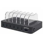 Manhattan USB nabíjecí stanice, 6-Port USB Charging Station, USB-A, černá 102254